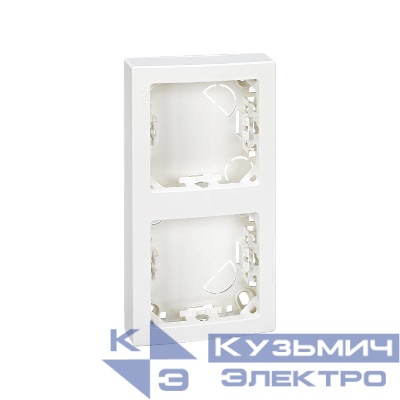 Рамка 2-м Simon73 Loft 75х146мм верт. бел. Simon 73621-60