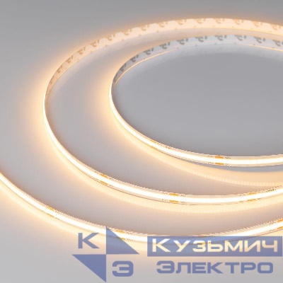 Лента светодиодная COB-X480-8mm 24V Warm 2700К 10Вт/м IP20 PRO REEL (уп.20м) Arlight 048026