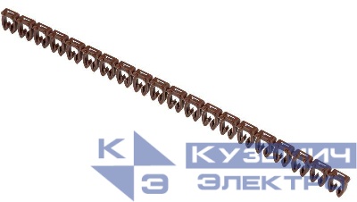 Маркер открытого типа KE 4-6кв.мм символ "1" (уп.500шт) IEK UMK-KE3-1