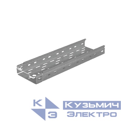 Лоток перфорированный 150х50 L6000 1мм "Быстрый монтаж ПЛЮС" LPplus50-150-1.0-6000 КМ PL8449