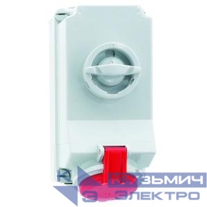 Розетка настенная 32А 4п IP44 с блокировк. Bals 16030