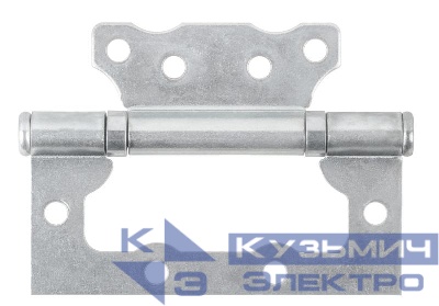 Петля дверная универс. ПНУ-100 без врезки цинк 66300