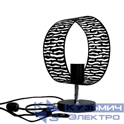 Светильник "Дакар" ННБ 63-60-020 (ИМ) настольный шнур черн. черн. муар Элетех 1005405058
