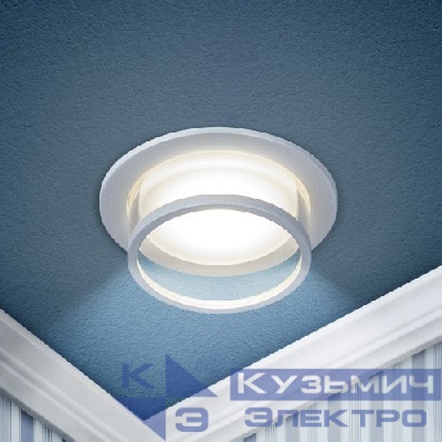 Светильник декоративный DK99 WH MR16 GU5.3 встраив. бел. ЭРА Б0058393
