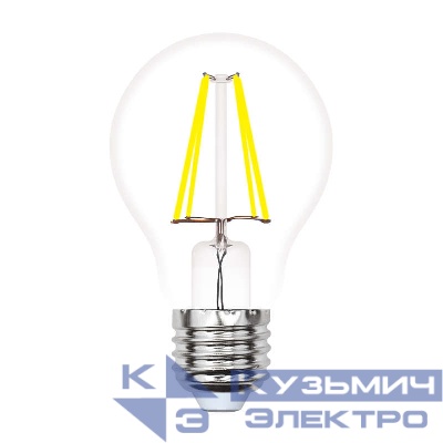 Лампа светодиодная LED-A60-7W/WW/E27/CL/MB грушевидная GLM10TR форма "А" прозр. Multibright свет теплый бел. 3000К 100-50-10 упак. картон Uniel UL-00002366