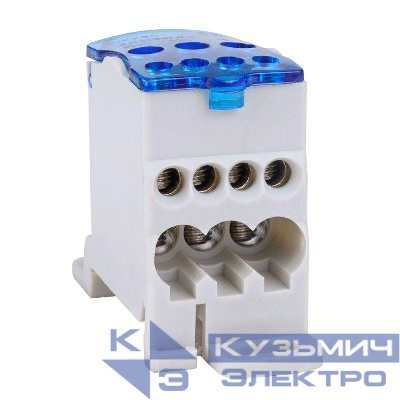 Блок распределительный на DIN-рейку OptiKit РБД-80А на DIN-рейку КЭАЗ 351068