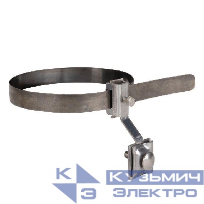 Держатель для труб универсальный d(0-160)мм CZ полоса нерж. сталь PROxima EKF lp-d3001-cz