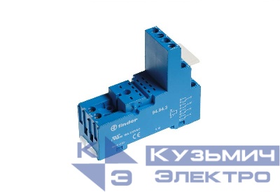 Розетка с винт. клеммами для реле 55.32 55.34 таймера 85.02 85.04 с пластм. клипсой FINDER 94943SPA