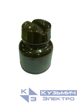 Изолятор штыревой ТФ-20 корич. глазурь ЮАИЗ 00000016