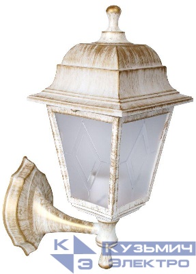 Светильник садово-парковый PP4201/02 C66 НБУ 04-60-001 У1 "Леда" 4-гран. пласт. +пласт. бел. бронза Camelion 13833