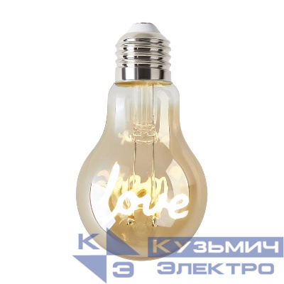 Лампа светодиодная филаментная Loft 271 A60 3Вт 2400К E27 Voltega 8580