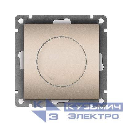 Светорегулятор СП Афина 500Вт механизм шампань Universal A0101-Br