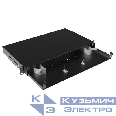 Полка оптическая выдвижная без лицевой панели неукомплектованная 1U черн. DKC RNFPE1U24