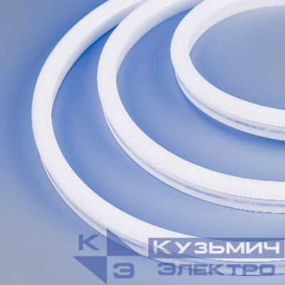 Лента светодиодная WAVE-SIDE-A120-12x25mm 230В Blue 12Вт/м IP67 wire x2 грибовидная форма герметичная (уп.50м) Arlight 051946