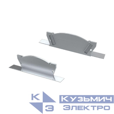 Заглушка для ALM-ARC-DOUBLE с отверстием металл сер. Arlight 026795