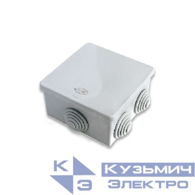 Коробка распределительная ОП 70х70х40мм IP54 сер. ГУСИ С3В76 Евро