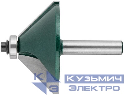 Фреза кромочная конусная с нижним подшипником DхHхL=50.8х27х65.3мм FIT 3607-082751