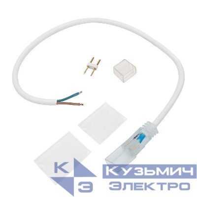 Коннектор с проводом для двухстороннего неона 8х16мм Neon-Night 134-051