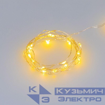 Гирлянда светодиодная ARD-DEW-HOME-2000-CLEAR-20LED-STD Yellow 1.5В Battery Pack Cork IP20 Ardecoled 048694