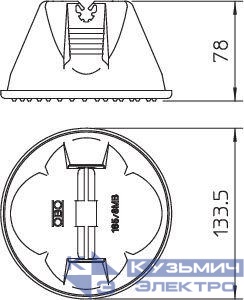 Держатель проволоки d10мм для плоской кровли Тип:165 MBG RD10 OBO 5218675