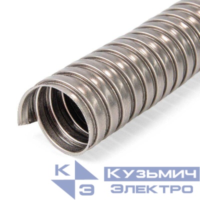 Металлорукав МР "INOX" 16 нерж. сталь (уп.50м) Fortisflex 87705
