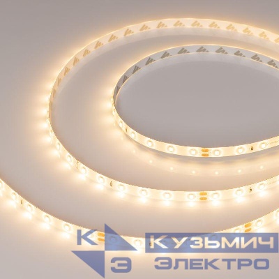 Лента светодиодная RTW-SE-A60-8mm 24В Warm 2700К 4.8Вт/м IP65 2835 герметичная (уп.5м) Arlight 055407
