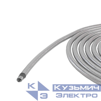 Металлорукав DN 12мм в герм. ПВХ изоляции в оплетке из нержавеющей стали Dвн 12.0мм Dнар 16.0 50м DKC 6071TX-012