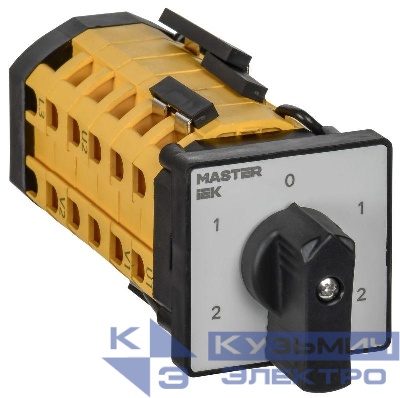 Переключатель кулачковый 10А (сх. 23) стандартная рукоятка IEK MI-CS10-010-023