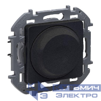 Механизм светорегулятора поворотного Inspiria 300Вт без нейтрали антрацит IEK 673793