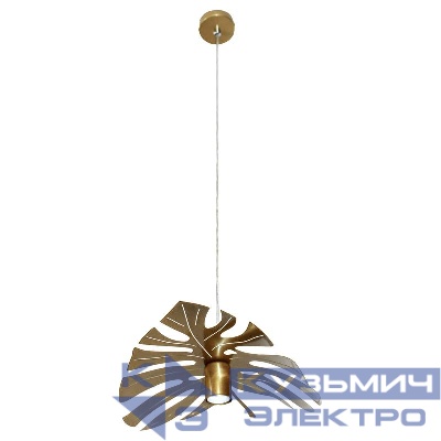 Светильник "Монстера" 211 НСБ 01-60-166 Е27 (ИМ) подвесной зол. Элетех 1005405186