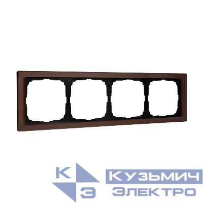 Рамка 4-м ArtGallery Pure органич. стекло мокко SE GAL320604