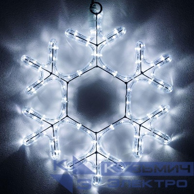 Фигура ARD-SNOWFLAKE-M7-450x375-108LED White (230В 6.5Вт) (IP65) Ardecoled 034249