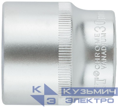 Головка шестигранная CrV 1/2дюйм 30мм FIT 62060