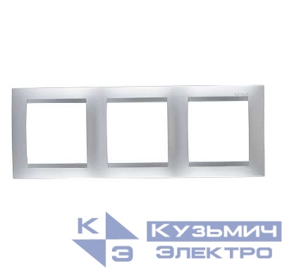 Рамка 3-м Simon15 алюм. Simon 1500630-033
