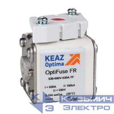 Предохранитель OptiFuse FR-S33-690V-1100A-TF КЭАЗ 345808
