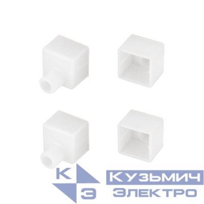 Заглушка WPH-FLEX-1616 WHITE с отверстием пластикArlight 040863