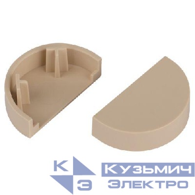 Заглушка для кабель-канала полукруглого 20х12 EC-KK-20-12-B беж. (уп.2шт) Эра Б0064953