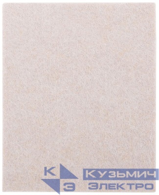 Подкладка для мебели самоклеящаяся сплошная 80х100мм войлок FIT 67541