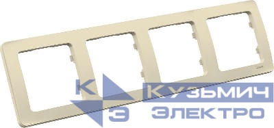 Рамка 4-м СП сл. кость HEGEL Р404-01