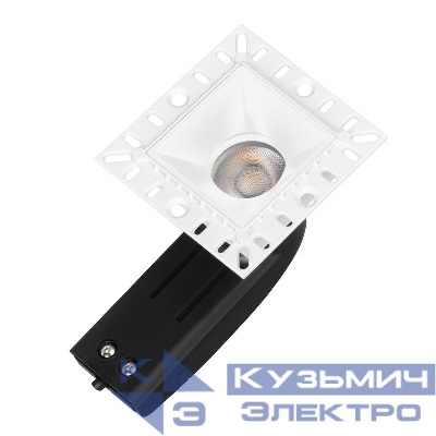 Светильник светодиодный MS-RIALTO-TRIMLESS-S40x40-9W Warm3000 (WH 36 deg 230В) IP20 металл Arlight 048325