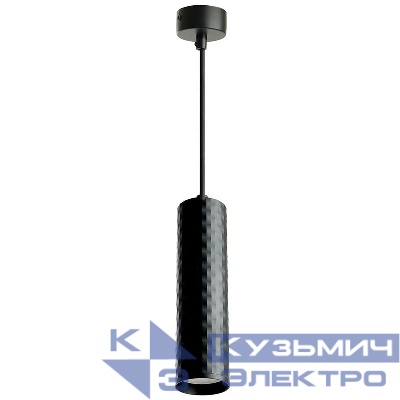 Светильник ML1878 35Вт 230В MR16 D55хH200 потолочн. на подвесе черн. FERON 48655