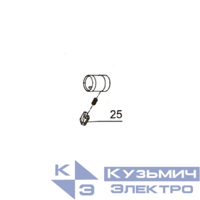 Запчасть №25 для FD301R. Стопор