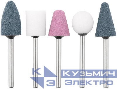 Шарошка абразивная по металлу малая 5шт FIT 36465