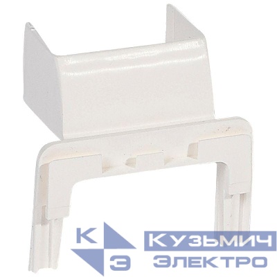 Блок выдвижной для монтажа на торце мини-плинтуса DLPlus 40х20мм бел. Leg 031647