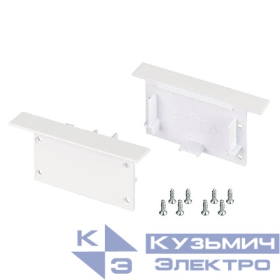 Заглушка SL-LINIA62-FS WHITE пластик Arlight 034736