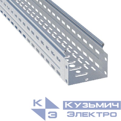 Лоток листовой перфорированный 100х200 L3000 0.8мм EKF L10020001