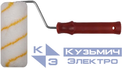 Валик 150мм d40/62мм ворс 11мм бюгель 6мм стержневая система полиакрил. КУРС 02522