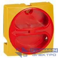 Рукоятка для установки на панель и DIN-рейку - 20-63А 66мм желт./красн. Leg 022250