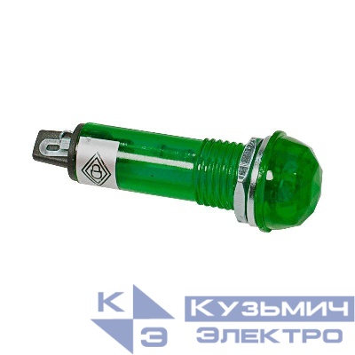 Индикатор граненый d10.2 220В зел. (RWE-205) Rexant 36-4731