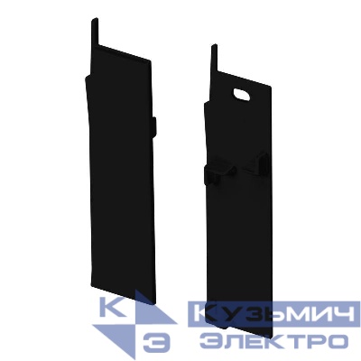 Заглушка PLINTUS-H73-F BLACK пластик (комплект) Arlight 043596
